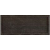 Stolna ploča tamnosiva 100x40x4 cm obrađena masivna hrastovina | shoptok.hr