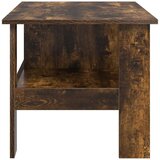  Klubska miza Dimljeni oreh 90 x 50 x 45 cm Konstruiran les, (5000120484) | Shoptok.si