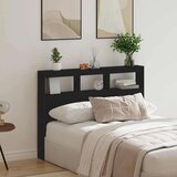  Ormarić za uzglavlje LED boja crni hrasta 140x17x102 cm | shoptok.hr
