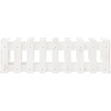  Povišena vrtna gredica bijela 100x30x30 cm masivna borovina | Eponuda.com