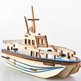  3d drvena slagalica - Mali brod | ePonuda.com