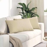  Jastučići za sofu 2 pcs Krema 80 x 40 cm tkanina | shoptok.hr