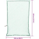  Mreža za prikolicu s elastičnim užetom zelena 3,5x2,5 m PP | shoptok.hr