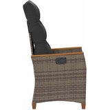  Ležaljka u vrtu Siva i tamno siva 64 x 57,5 x 112 cm poliratan | Eponuda.com