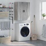Maison Chic Stenska omarica - Zidna omarica siva sonoma 69,5x34x90 cm iu493, (22062957) | Shoptok.si