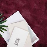  Lažni zec deka 4 pcs Bordeaux Crvena 150 x 220 cm Poliester | shoptok.hr