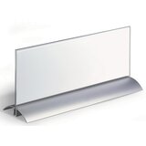 Durable Namizna tablica za ime, akril z aluminijastim podstavkom, VxŠ 105 x 297 mm, DE 4 kosi Cene