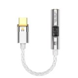 INF BA23 USB-C na 3,5 mm avdio vtičnico z vgrajenim DAC-om Silver, (21838507) Cene