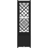  Povišeni krevet s mrežom i krovom Crna 203 x 40 x 138 cm PP | shoptok.hr