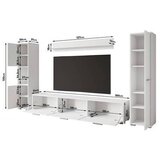 MID.YOU Dnevni Regal Bogota Xl, Barva Hrasta, Črna, 4-Delno | Shoptok.si