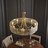  Endon 119611 - Luster na lancu VISCONTI 8xE14/6W/230V mesing | Eponuda.com