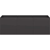 vidaXL Planter Black 120x40x40 cm Hladno valjano jeklo | Shoptok.si