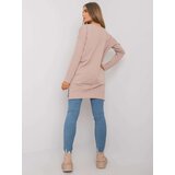 RUE PARIS Tunic-RV-TU-7201.43P-dark beige | shoptok.hr