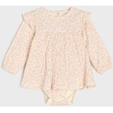 Sinsay Pamučni body haljina s cvjetnim motivom | shoptok.hr