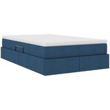  Krevet s madracem i skladištem Plava 120 x 190 cm Poliester | shoptok.hr