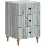 vidaXL Noćni ormar Siva sonoma 43x 41 x 66 5 cm Konstruirano drvo - Siva sonoma | shoptok.hr