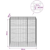  Gabion s žicom debljine 3,5 mm i mrežom 5x10 cm 150x100x150 cm Slike