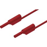 SKS Hirschmann MVL S 200/1 Au varnostni merilni kabel [lamelni vtič 2 mm - lamelni vtič 2 mm] 2.00 m rdeča PVC merilni kabel MVL S 200/1 Au\, 1 mm2\, 200cm\, rdeč\, 2 mm na 2, (20422384) Cene