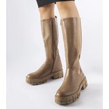 Gemre Brown insulated flat boots Ceredano Cene