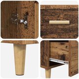 vidaXL Kreveta Staro drvo 34 x 69.5 x 90 cm Konstruirano drvo | shoptok.hr
