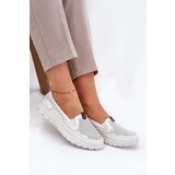 VINCEZA Perforated Ballet Flats Made Of Natural Leather | ePonuda.com