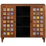  Kreveta s policom Orah 90 x 33,5 x 75 cm Čvrsto drvo manga | Eponuda.com