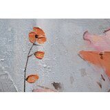 Slikana slika na platnu cveće u vazi 60x60 cm