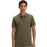 Boss Prime Cotton Pique Polo Shirt Open Green Zelena | shoptok.hr