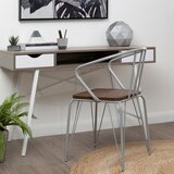 Premier Housewares Siv/v temni naravni barvi jedilni stol iz masivnega bresta District – | Shoptok.si