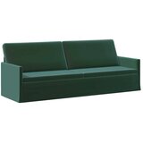  Set sofe 2 pcs Tamnozelena Baršun - Tamnozelena 1-Sjedalo + 3-Sjedalo (210 cm) | shoptok.hr
