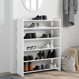  Stalak za cipele bijeli 80x25x100 cm od konstruiranog drva | shoptok.hr