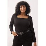 Trendyol Ženska bluza Tbbaw26Af00022, Crna Cene