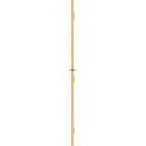 Sobna vrata tanka zlatna 83x201,5 cm kaljeno staklo i aluminij | shoptok.hr