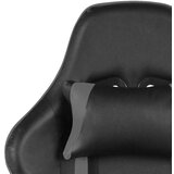 vidaXL Okretna igraća stolica siva PVC | shoptok.hr