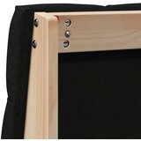  Tapecirani uzglavlje Crna 80 cm Čvrsto borovo drvo | Eponuda.com