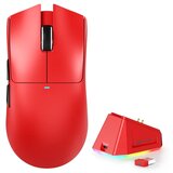 Attack Shark bežični gaming miš X11 PAW3311/22000 dpi/trimode/red + charging dock Cene