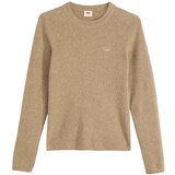 Levi's Puloverji Rib Crew Sweater Taupe Gray Heather Bros Kostanjeva Cene