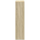 Pregrada regal za knjige 3 razina hrast 123x29x123 cm drveni | Eponuda.ba