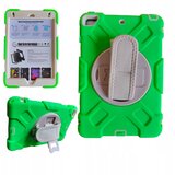 NIKCORP Ovitek za iPad 9 / 8 / 7 10.2 robusten s 360-stopinjskim vrtljivim stojalom, ročajem in zaščito pred udarci, zelene barve, (5000139065) | Shoptok.si