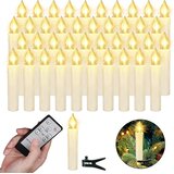 ZIYOUDOLI 40x LED sveča za božično drevo z daljincem | Shoptok.si