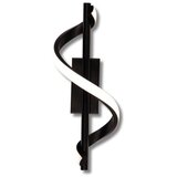 Vidik 23057 ZIDNA SVJETILJKA LED 10W 4000K SPIRAL MODERNA CRNA Cijene