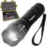  Alu. punjiva svjetiljka cree led T6 usb 300m crna Cijene
