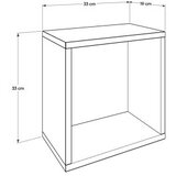 Hanah home zidna polica raf 033 dd 1 | ePonuda.com