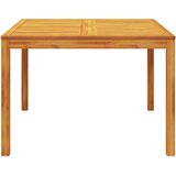  5-dijelni vrtni blagovaonski set od masivnog bagremovog drva Smeđa 110 x 110 x 75 cm | Shoptok.si