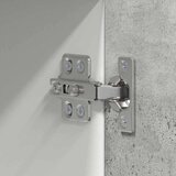 vidaXL Viseča omarica Riga Sonoma hrast in bela 50 x 31 x 100 cm | Shoptok.si