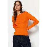 Trendyol Sweater - Orange - Slim fit Cene