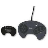 Numskull Uradna brezžična polnilna plošča SEGA Mega Drive Controller - 10 W hitri polnilnik Qi za vse brezžične naprave Qi, (21241540)