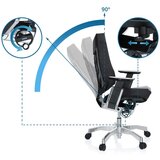 MID.YOU Vrtljivi Stol Genidia, Črna | Shoptok.si