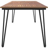  Vrtni stol s U-nogama 200x90x75 cm od masivnog drva bagrema | shoptok.hr