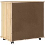  Mobilni ormar Smeđa 63,5 x 39 x 65,5 cm Čvrsto borovo drvo | Eponuda.ba
